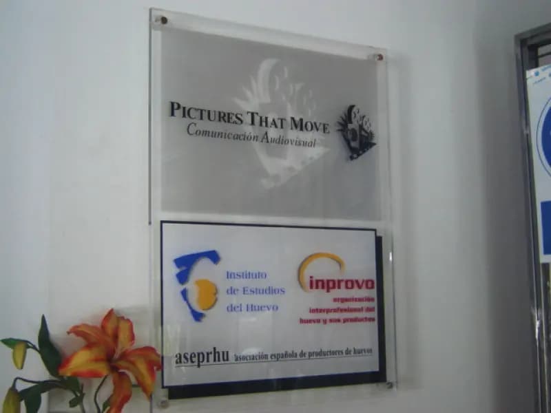 Placas Metacrilato Muestra